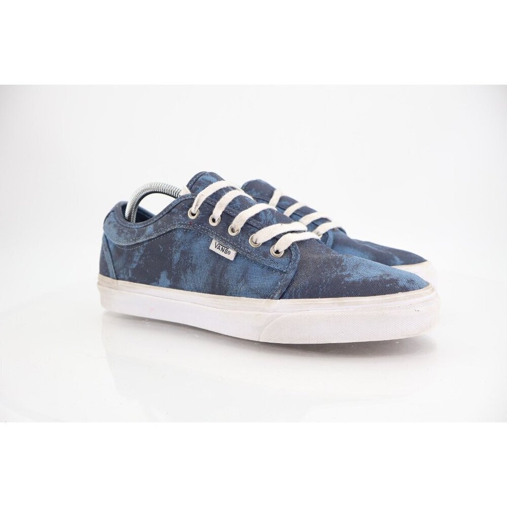 VANS Chukka Authentic Off The Wall Mens Size 10 Shoes Cyclone Blue White Low Top